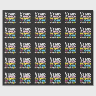 Hip Hop Hippity Easter Bunny Wrapping Paper