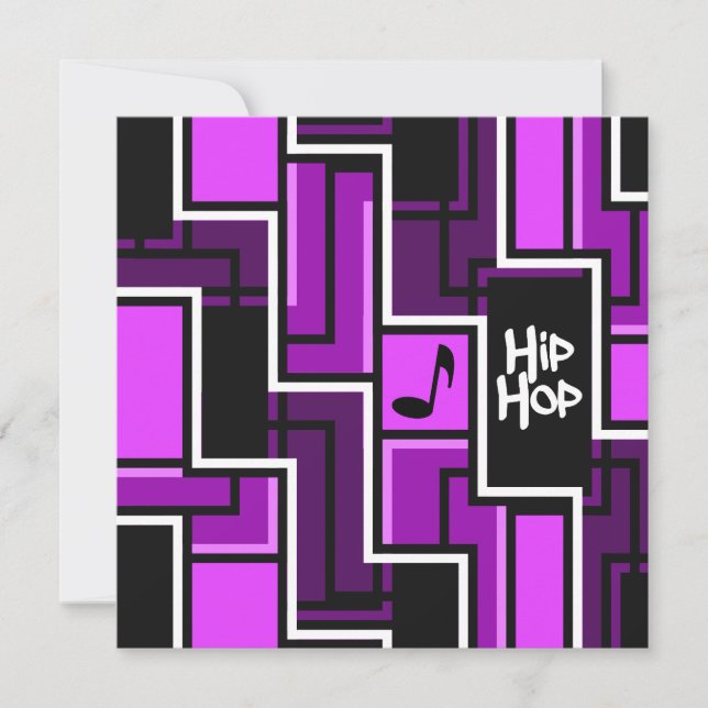 Hip Hop invitation - customize (Front)