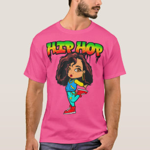 Hip Hop Is My Jam Rap Music Dancing Melanin Brown T-Shirt