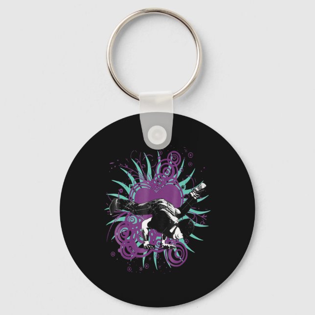 Hip Hop Lover | Breakdance Hip Hop Cool Novelty Key Ring (Front)