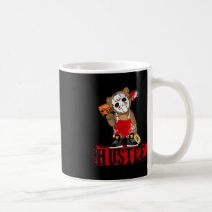 Hip Hop Lover Hockey Mask Teddy Bear Fun Entrepren Coffee Mug
