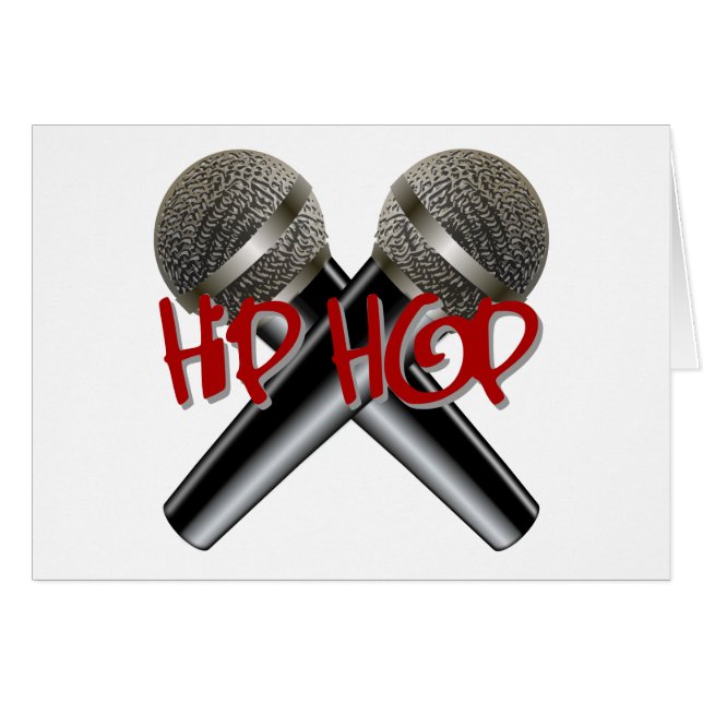 Hip Hop - mc rap dj rap turntable mic graffiti r&b (Front Horizontal)