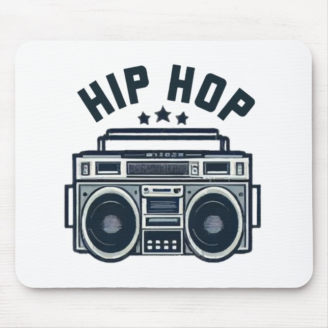 Hip hop mouse mat (Front)