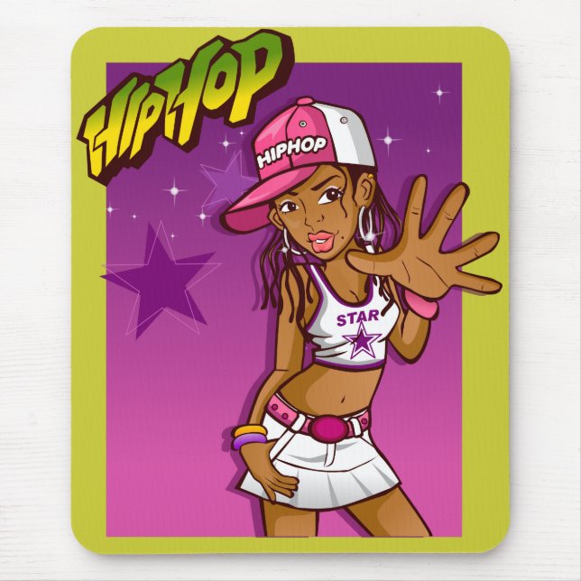Hip Hop Mouse Mat (Front)