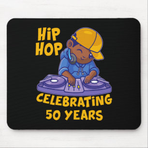 Hip Hop Music 50th Anniversary Black History Dj Da Mouse Mat