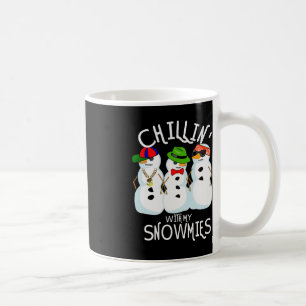 Hip-Hop Music Christmas Snowman Chillin With My Sn Coffee Mug