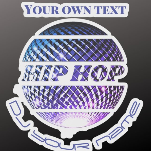 Hip hop music DJ dpromotion Custom-Cut Vinyl Stick (Creator Uploaded)