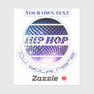 Hip hop music DJ dpromotion Custom-Cut Vinyl Stick