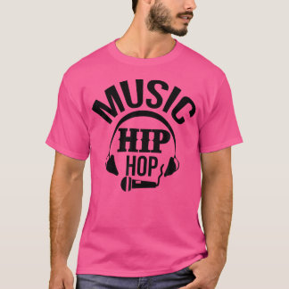 Hip Hop Music - I Love Hip Hop - Rap Music T-Shirt