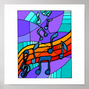 Hip Hop Music Poster up to 15x15