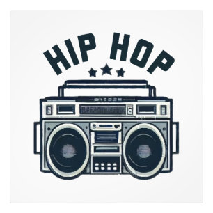 Hip hop photo print