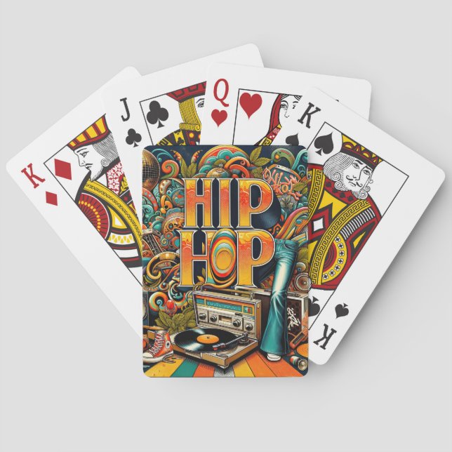 Hip Hop Playing Cards (Back)