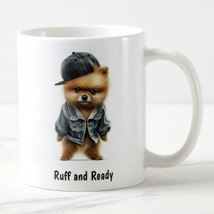 Hip Hop Pomeranian Thug Coffee Mug