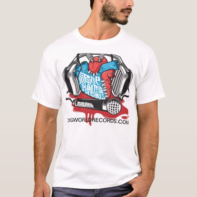 hip hop pumps in our hearts t shirts (Front)