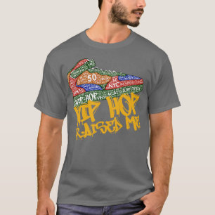 Hip Hop Raised Me Sneaker 50th Anniversary T-Shirt