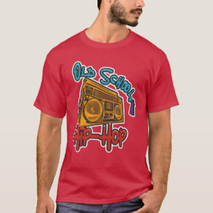 Hip Hop retro party design 90s old school men frie T-Shirt