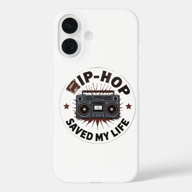 Hip-Hop Saved My Life Case-Mate iPhone Case (Back)