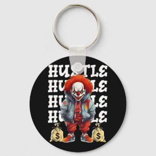 Hip Hop Scary Clown Hustle Money Urbyn Streetwear Key Ring
