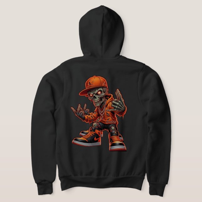 Hip Hop Skeleton Graphic Tee (Laydown Back)