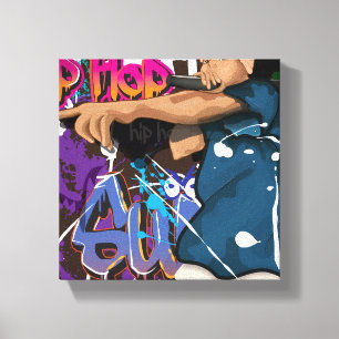 Hip Hop Star Canvas Print