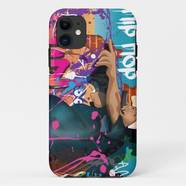 Hip Hop Star Case-Mate iPhone Case (Back)