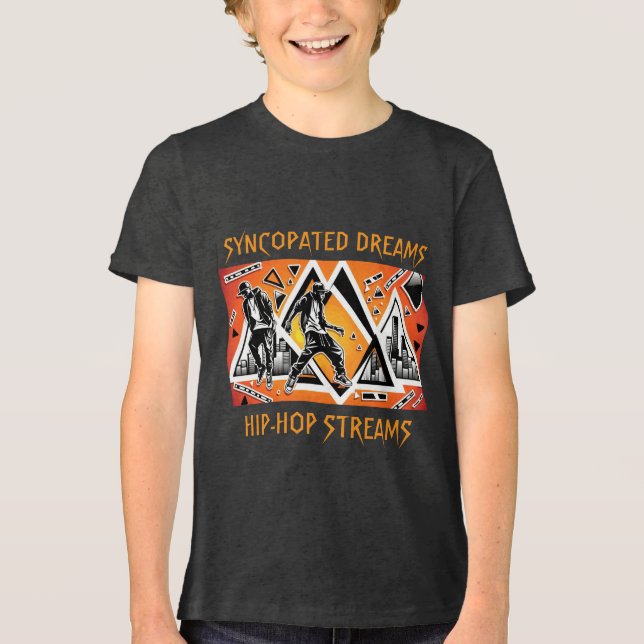 HIP-HOP STREAMS Tri-Blend SHIRT (Front)