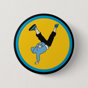 Hip Hop street style dancer 6 Cm Round Badge