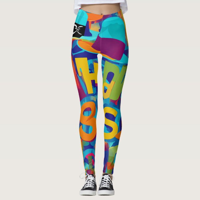 Hip-Hop Style Leggings (Front)