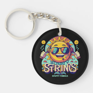 hip hop sun key ring