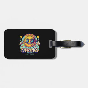 hip hop sun luggage tag