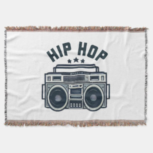 Hip hop throw blanket