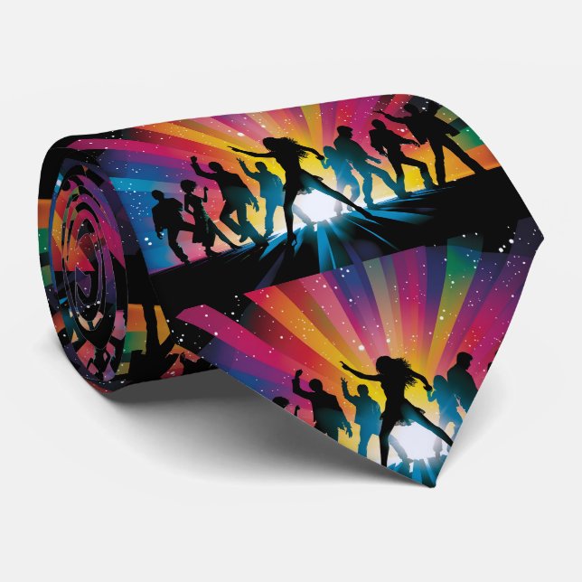 Hip Hop Trendy Dancer Tie (Rolled)