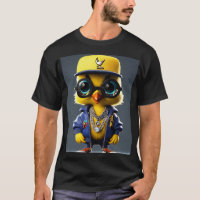 Hip-Hop Tweety Bird 3D Model T-Shirt