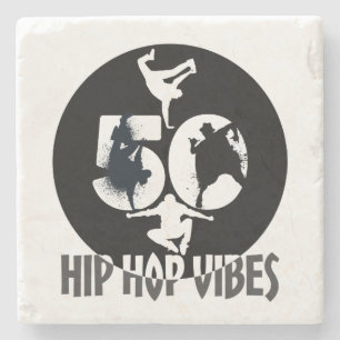 Hip Hop Vibes.w Stone Coaster