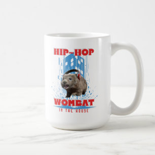 Hip Hop Wombat Funny Music Animal Coffee Mug