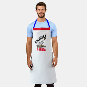 Hip kulinary Gangsta Summer BBQ Grill Funny Chef Apron