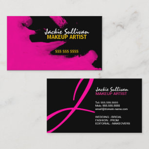 Hip Makeup Artist Business Card