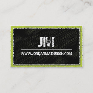 Hip + Modern Monogram Business Card