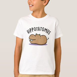Hip-potato-mus Funny Hippo Pun T-Shirt