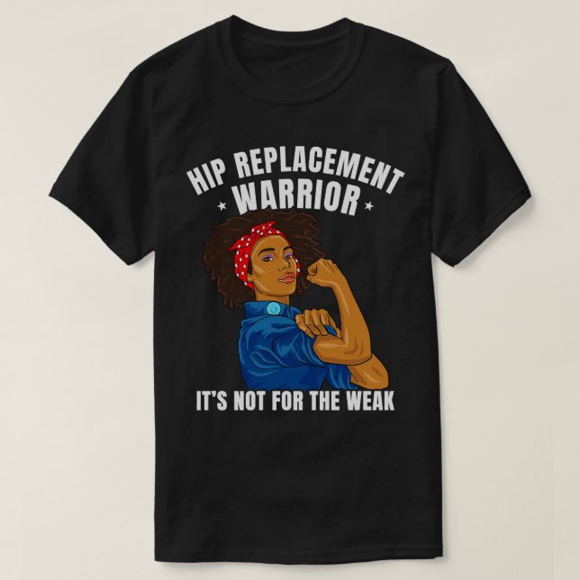 Hip Replacement African American Women Black PoC T-Shirt (Design Front)