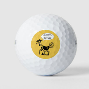 Hip Replacement Surgery - Fun Quote Golf Balls