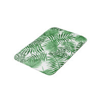 Hip Retro Tropical Green Palm Leafs Pattern