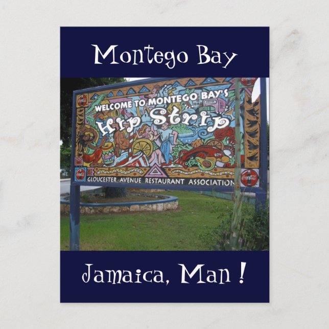 hip strip jamaica postcard (Front)