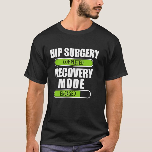 Hip Surgery Completed Get Well Hip Replacement Rec T-Shirt (Front)