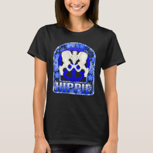Hip Surgery Hippie Floral Bionic Broken Hip Replac T-Shirt