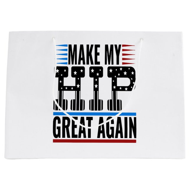 Hip Surgery Large Gift Bag (Front)