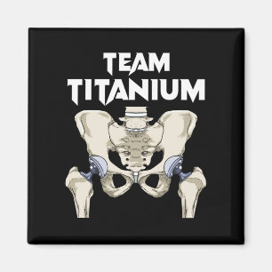 Hip Surgery Recovery Gifts Hippie Hip Replacement Magnet