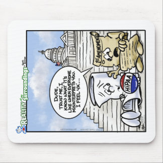 HIPAA 1st Amendment Misunderstood Mouse Pad