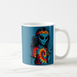 Hipe Alien Tie-dye Design Coffee Mug