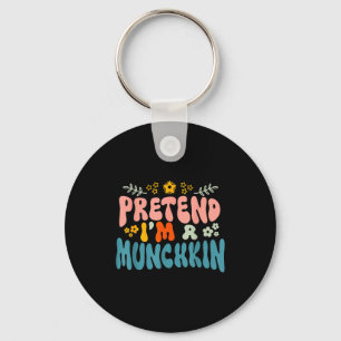 Hipe Halloween Costume Pretend I'm A Munchkin Cat  Key Ring